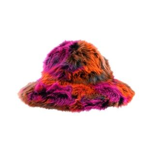 Oversize Faux Fur Bucket Hat